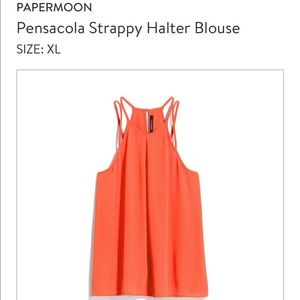 Pensacola Strappy Halter Blouse